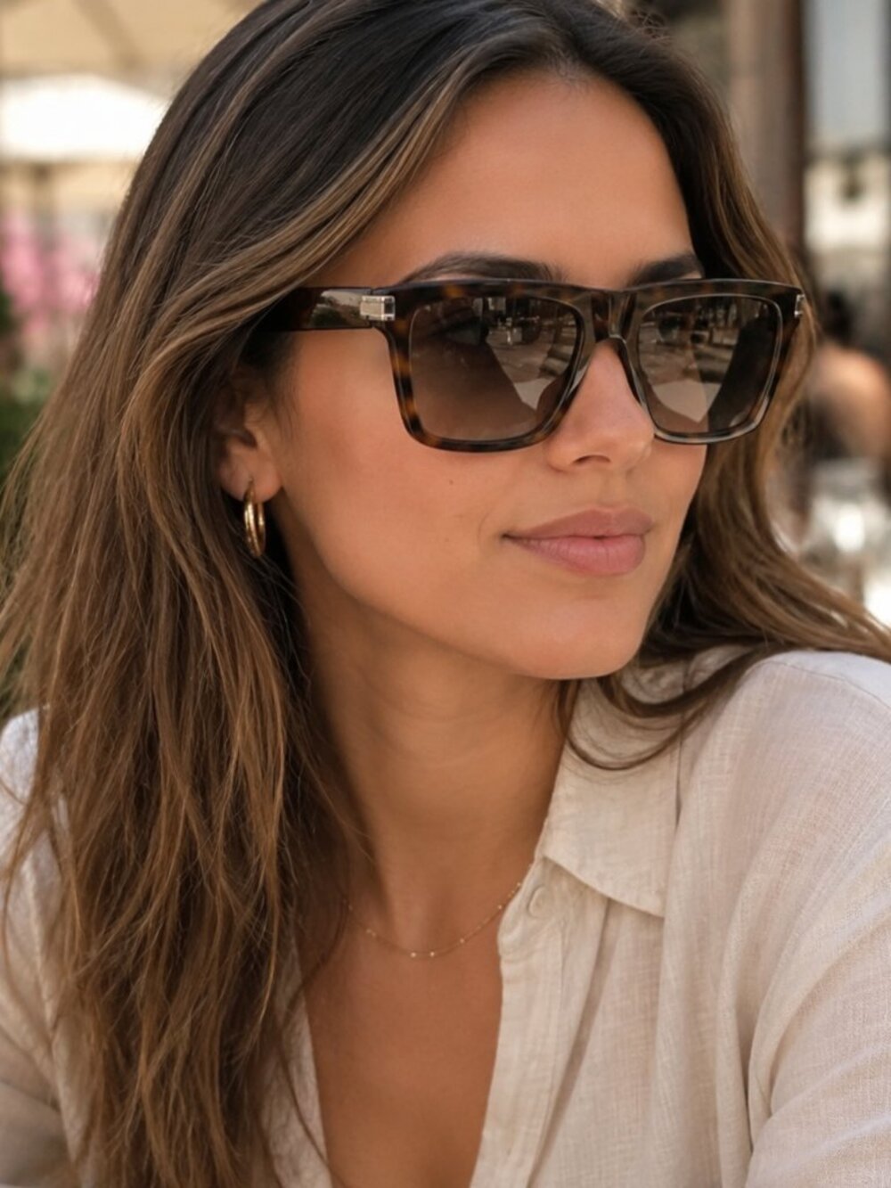 Marc Jacobs MARC 568/S Havana Square Sunglasses Brown Gradient Case